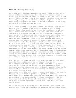 Notes on Color by Ken Kewley