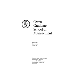 Owen Graduate School of Management