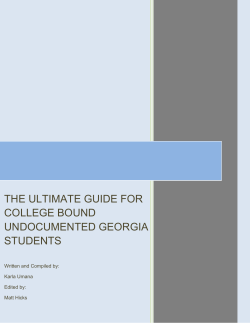the ultimate guide for college bound undocumented georgia students