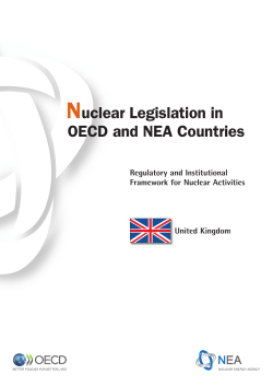 Nuclear Legislation in OECD Countries