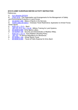 Defence Instructions and Notices