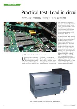 Practical test: Lead in circui