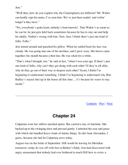 To Kill A Mockingbird