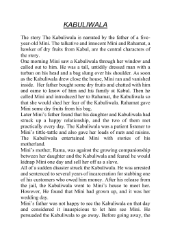 kabuliwala - icse friends