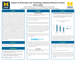 UROP poster - University of Michigan | School of Kinesiology