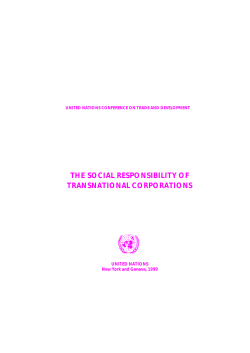 the social responsibility of transnational corporations