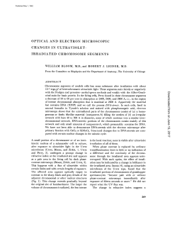 OPTICAL AND ELECTRON MICROSCOPIC CHANGES IN
