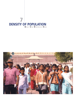 Density of population