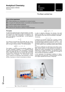 Analytical Chemistry