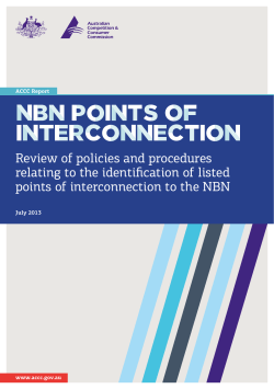 NBN points of interconnection