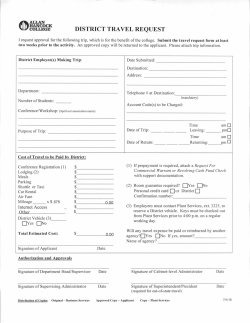 district travel request