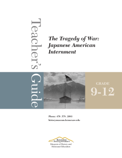 The Tragedy of War: Japanese American Internment