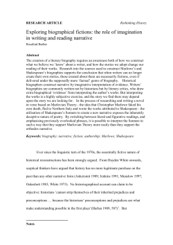 research article - Goldsmiths Research Online