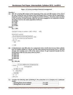 Paper 8 - Institute of Cost Accountants of India