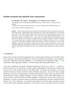 Double-resonant fast particle