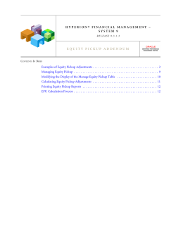 &yuml;&thorn;E q u i t y   P i c k u p