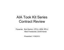 Contract Review