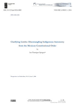 Clarifying Limbo: Disentangling Indigenous Autonomy