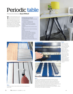 Build a useful trestle table
