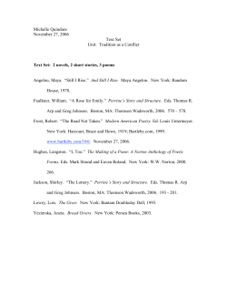 Tradition as a Conflict