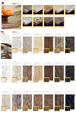 PROFILE selections COLOR selections - Hartson