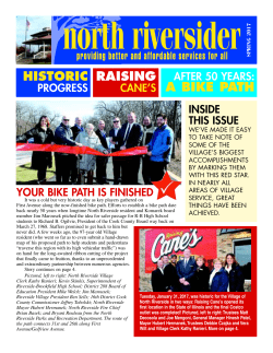 historic raising a bike path