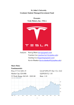 Tesla - St. John`s University