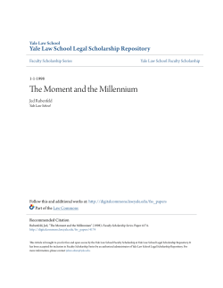 The Moment and the Millennium