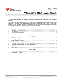 TPS61046EVM-682 - Texas Instruments