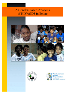 A Gender-Based Analysis of HIV/AIDS in Belize