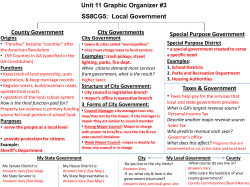 County Government Special Purpose Government Unit 11 Graphic