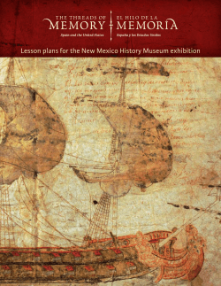 Lesson plans for the New Mexico History Museum exhibition