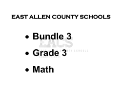 Math - East Allen County Schools