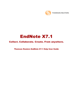 EndNote manual - Leeds University Library