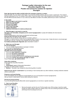Package Leaflet: Information for the user GlucaGen HypoKit