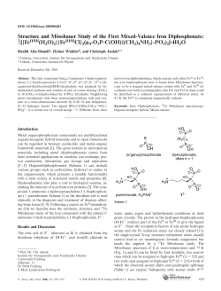 Structure and M&ouml;ssbauer Study of the First Mixed