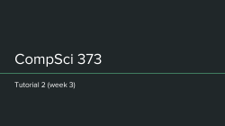 CompSci 373