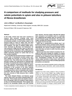 A comparison of methods for studying pressure