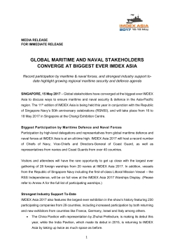 global maritime and naval stakeholders converge