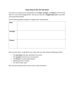 Comic Strip of The Tell Tale Heart