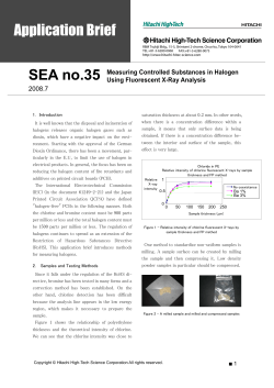 Measuring Controlled Substances in Halogen Using Fluorescent X