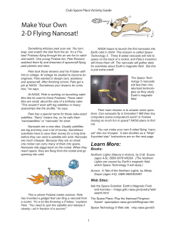 Make Your Own 2-D Flying Nanosat!