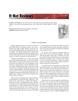 A Book Can Change History - H-Net