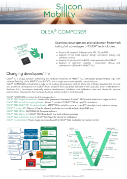 olea composer - Silicon Mobility