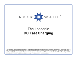 The Leader in DC Fast Charging