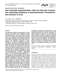 Full Text  - Journal of Experimental Botany
