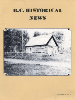 the british columbia historical association - UBC Library
