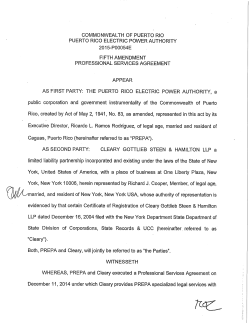 commonwealth of puerto rio puerto rico electric power authority fifth