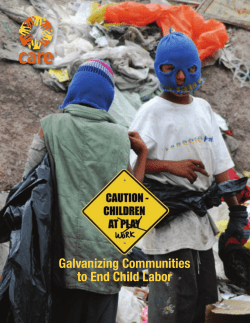 Galvanizing Communities to End Child Labor