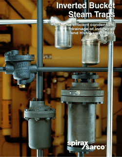Inverted Bucket Steam Traps Inverted Bucket Steam